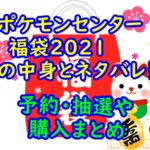 ポケモンセンター福袋2023の中身とネタバレ!予約・抽選や購入まとめ