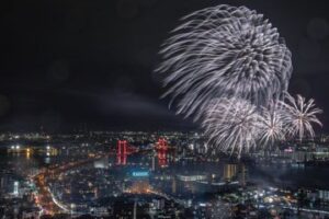 くきのうみ花火大会2023の穴場スポット！日程や混雑状況